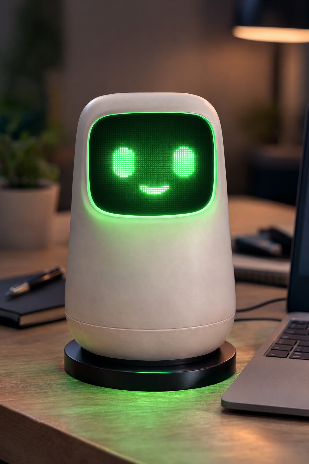 Veyra — WHERE AI GROWS WITH YOU transforming robotic toy prototype by PlayBig AI